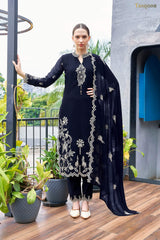 Awesome Georgette Pant suit with dupatta