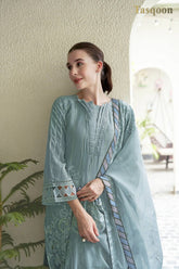 Alluring Organza Pant suit with dupatta