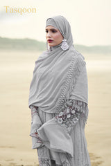 Awesome fox Georgette Net embroidery work Pent Suit With Dupatta